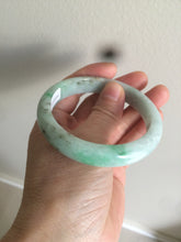 Load image into Gallery viewer, 56.6mm Certified Type A 100% Natural sunny green Jadeite Jade bangle U97-0543