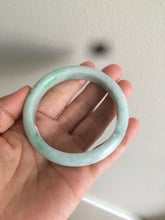 Load image into Gallery viewer, 56.6mm Certified Type A 100% Natural sunny green Jadeite Jade bangle U97-0543