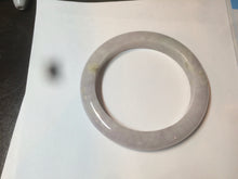 Load image into Gallery viewer, 55.6mm Certified type A 100% Natural light green/purple/white Jadeite bangle AT24-1368