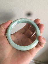 Load image into Gallery viewer, 55.8mm Certified type A 100% Natural green yellow Jadeite bangle Y121-2487