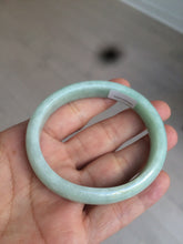 Load image into Gallery viewer, 52.4mm Certified 100% natural Type A light green oval jadeite jade bangle Y120-2491