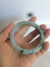 Load image into Gallery viewer, 54.5mm 100% natural certified green/purple jadeite jade bangle AM39-3535