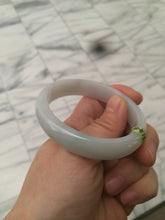 Load image into Gallery viewer, 51.5mm Certified Type A 100% Natural light green/yellow jadeite jade bangle A58-2868