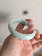 Load image into Gallery viewer, 52.4mm Certified 100% natural Type A light green oval jadeite jade bangle Y120-2491