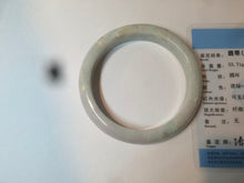 Load image into Gallery viewer, 57.5mm Certified 100% natural Type A light green/yellow/purple jadeite jade bangle N89-7531