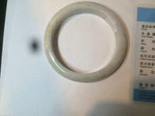 Load image into Gallery viewer, 57.5mm Certified 100% natural Type A light green/yellow/purple jadeite jade bangle N89-7531