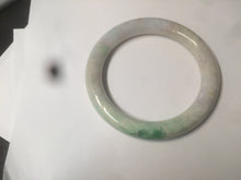 Load image into Gallery viewer, 57mm certified Type A 100% Natural sunny green/white/purple/brown(FU LU Shou) round cut Jadeite Jade bangle AF78-8925