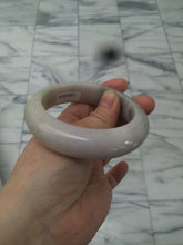 Load image into Gallery viewer, 56.1mm Certified 100% natural type A green/very light pink/yellow chubby jadeite jade bangle Z44-0472