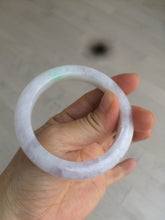 Load image into Gallery viewer, 53.5mm certified 100% natural Type A green/purple jadeite jade bangle AQ57-5347