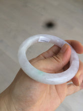 Load image into Gallery viewer, 53.5mm certified 100% natural Type A green/purple jadeite jade bangle AQ57-5347