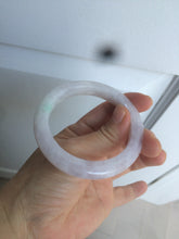 Load image into Gallery viewer, 53.5mm certified 100% natural Type A green/purple jadeite jade bangle AQ57-5347