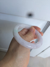 Load image into Gallery viewer, 53.5mm certified 100% natural Type A green/purple jadeite jade bangle AQ57-5347