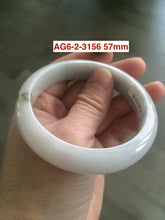 Load image into Gallery viewer, Sale! Certified type A 100% 55-61mm Natural green/white/purple Jadeite bangle group AG6