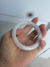 Load image into Gallery viewer, 53.5mm certified 100% natural Type A green/purple jadeite jade bangle AQ57-5347