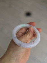 Load image into Gallery viewer, 53.5mm certified 100% natural Type A green/purple jadeite jade bangle AQ57-5347