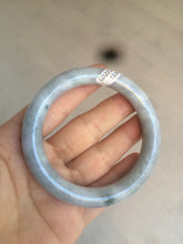 Load image into Gallery viewer, 54.8mm certified 100% Natural green/purple/gray Jadeite + albite Jade bangle AM34-1536