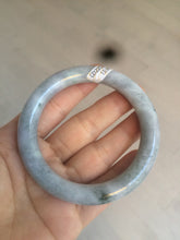 Load image into Gallery viewer, 54.8mm certified 100% Natural green/purple/gray Jadeite + albite Jade bangle AM34-1536