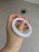 Load image into Gallery viewer, 53.5mm certified 100% natural Type A green/purple jadeite jade bangle AQ57-5347