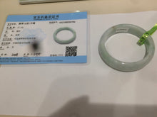 Load image into Gallery viewer, 50.5mm Certified Type A 100% Natural light green Jadeite Jade bangle AB46-0784