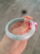 Load image into Gallery viewer, 56.4mm Certified Jadeite Jade bangle Type A 100% Natural icy green W25-0780