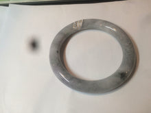Load image into Gallery viewer, 54.8mm certified 100% Natural green/purple/gray Jadeite + albite Jade bangle AM34-1536