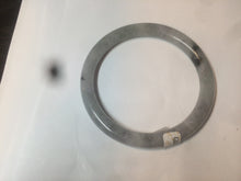 Load image into Gallery viewer, 54.6mm certified 100% Natural green/purple/gray Jadeite + albite Jade bangle AM35-1538