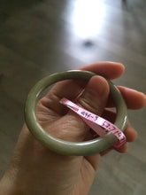 Load image into Gallery viewer, 48-53 mm Type A 100% Natural light green Jadeite Jade bangle group girl/small adult hand Z45