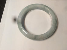 Load image into Gallery viewer, 56.6mm Certified type A 100% Natural sunny green purple Jadeite Jade bangle N95-0465