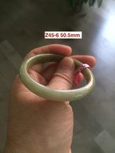 Load image into Gallery viewer, 48-53 mm Type A 100% Natural light green Jadeite Jade bangle group girl/small adult hand Z45