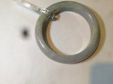 Load image into Gallery viewer, 53.2mm certified type A 100% Natural green/yellow/purple/gray Jadeite Jade bangle G109-3537