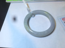 Load image into Gallery viewer, 53.2mm certified type A 100% Natural green/yellow/purple/gray Jadeite Jade bangle G109-3537