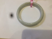Load image into Gallery viewer, 57.7mm certificated type A 100% Natural light green/white Jadeite Jade bangle AB54-0003
