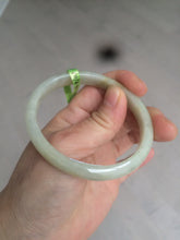 Load image into Gallery viewer, 54.7mm Certificated Type A 100% Natural yellow oval jadeite jade bangle AC37-8526