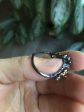 Load image into Gallery viewer, 100% natural Aquamarine Clear/light Blue ring (adjustable size)