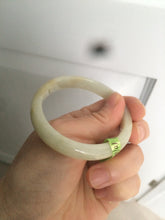 Load image into Gallery viewer, 54.7mm Certificated Type A 100% Natural yellow oval jadeite jade bangle AC37-8526
