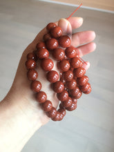 Load image into Gallery viewer, 10-11.9mm 100% natural red agate bracelet CB33