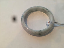 Load image into Gallery viewer, 56mm certificated Type A 100% Natural light green/purple Jadeite Jade bangle L126-9559