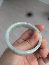 Load image into Gallery viewer, 50.5mm Certified type A 100% Natural sunny green/purple Jadeite Jade bangle L102-7278
