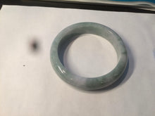 Load image into Gallery viewer, 58.5mm certificated Type A 100% Natural green Jadeite Jade bangle Y111-0484