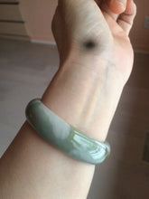 Load image into Gallery viewer, 51.5mm certified Type A 100% Natural green/purple/brown Jadeite Jade bangle N99-3774