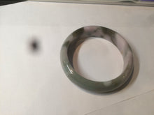 Load image into Gallery viewer, 51.5mm certified Type A 100% Natural green/purple/brown Jadeite Jade bangle N99-3774