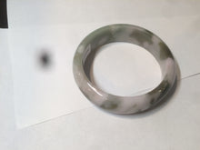 Load image into Gallery viewer, 51.5mm certified Type A 100% Natural green/purple/brown Jadeite Jade bangle N99-3774
