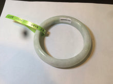 Load image into Gallery viewer, 54.6mm certified type A 100% Natural green/white Jadeite Jade bangle L129-4939