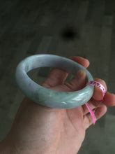 Load image into Gallery viewer, 57.9mm certified light green/purple jadeite bangle X52-5932