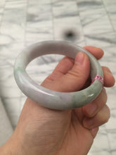Load image into Gallery viewer, 57.9mm certified light green/purple jadeite bangle X52-5932