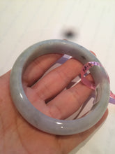 Load image into Gallery viewer, 56.4mm Certified Jadeite Jade bangle Type A 100% Natural icy green W25-0780