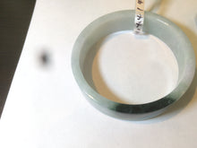 Load image into Gallery viewer, 52.5mm certified Type A 100% Natural s dark green/purple square Jadeite Jade bangle L131-0401