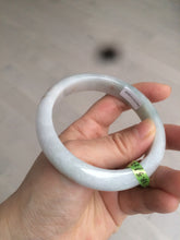 Load image into Gallery viewer, 58.5mm Certified Type A 100% Natural light green/red jadeite jade bangle AD3-3048