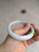 Load image into Gallery viewer, 58.5mm Certified Type A 100% Natural light green/red jadeite jade bangle AD3-3048