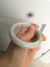 Load image into Gallery viewer, 58.5mm Certified Type A 100% Natural light green/red jadeite jade bangle AD3-3048
